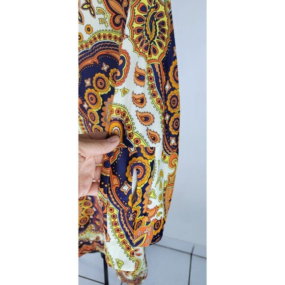 Jude Connally Dress Womens L Beth Shift Tank Geometric Print Stretch Made Usa - Picture 3 of 12